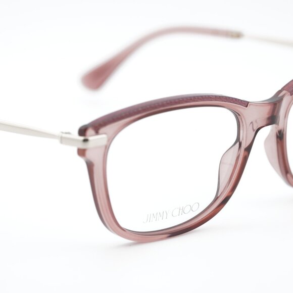 Jimmy Choo JC248 0S5R 00 Eyeglasses Burgundy/Gold 53mm Rectangle Frame - Picture 2 of 10